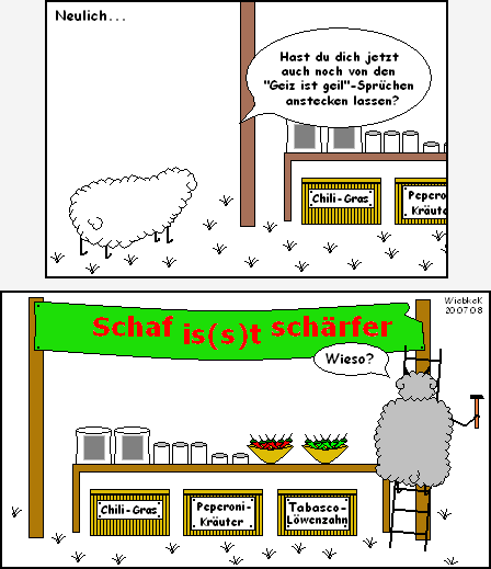 Schaf is(s)t schrfer