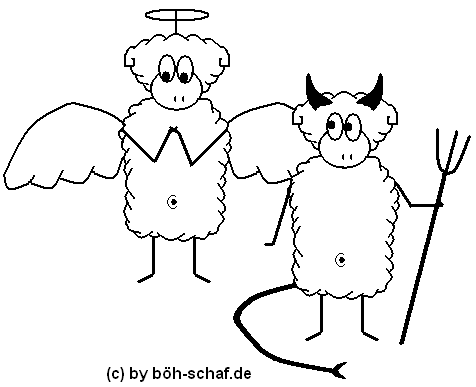 Engelchen und Teufelchen